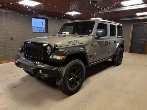 Gray 2021 Jeep Wrangler Unlimited Willys for sale in DuBois, PA