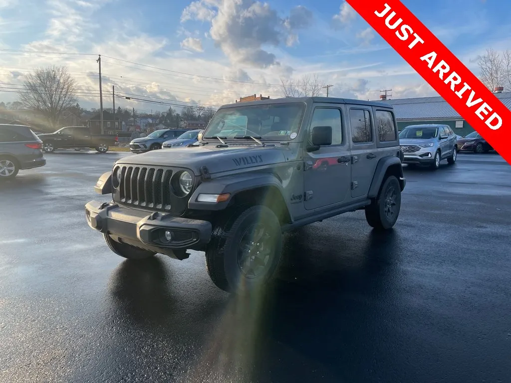 Gray 2021 Jeep Wrangler Unlimited Willys for sale in DuBois, PA
