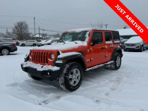 Orange 2019 Jeep Wrangler Unlimited Sport S for sale in DuBois, PA