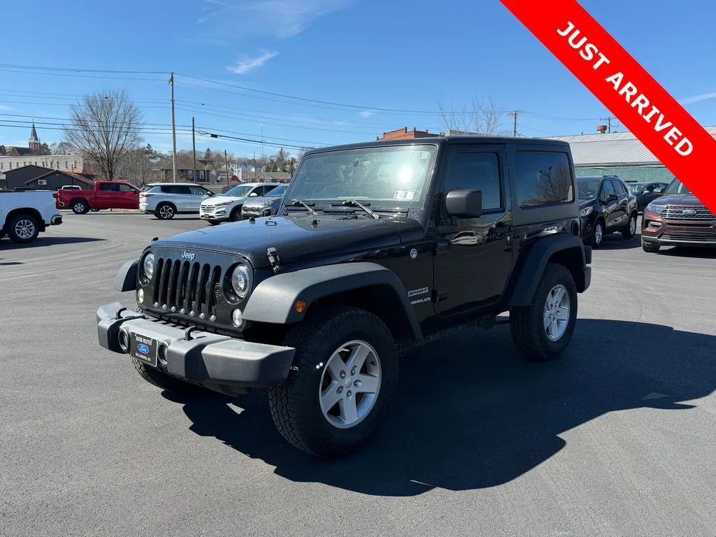 Black 2017 Jeep Wrangler Sport for sale in DuBois, PA