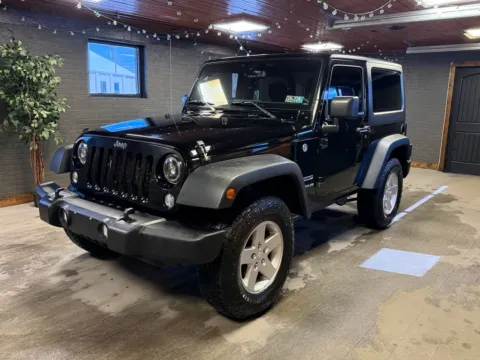 Black 2017 Jeep Wrangler Sport for sale in DuBois, PA