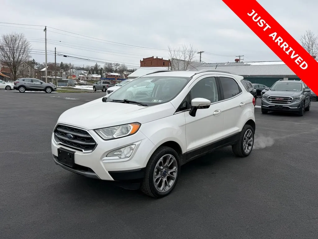 White 2019 Ford EcoSport Titanium for sale in DuBois, PA