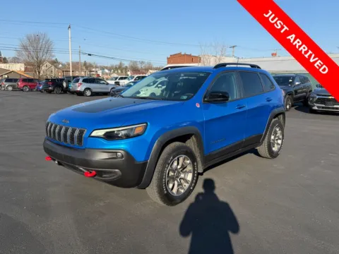 Blue 2022 Jeep Cherokee Trailhawk for sale in DuBois, PA