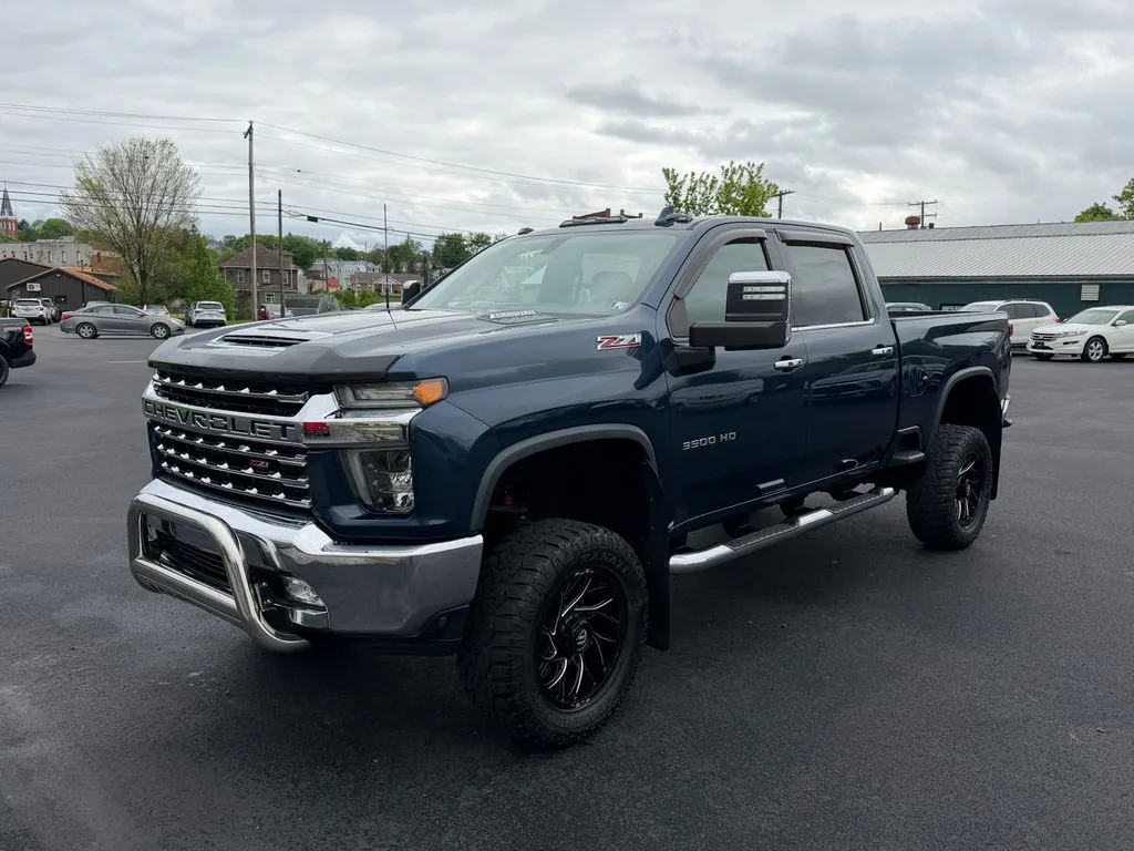 Blue 2020 Chevrolet Silverado 3500HD LTZ for sale in DuBois, PA