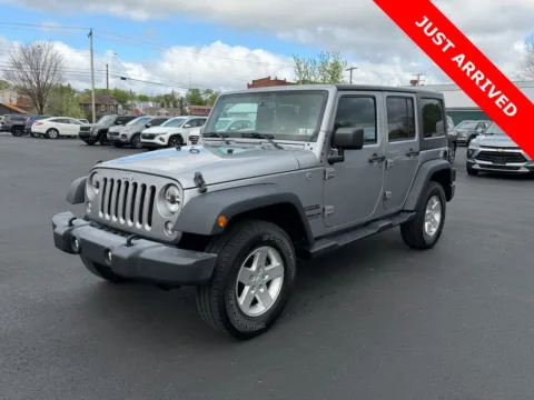 Silver 2017 Jeep Wrangler Unlimited Sport for sale in DuBois, PA