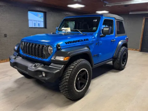 Blue 2024 Jeep Wrangler Sport S for sale in DuBois, PA