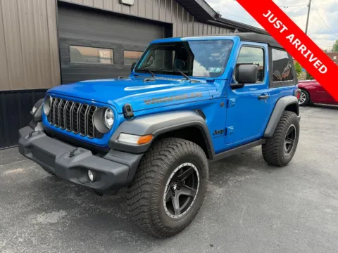 Blue 2024 Jeep Wrangler Sport S for sale in DuBois, PA