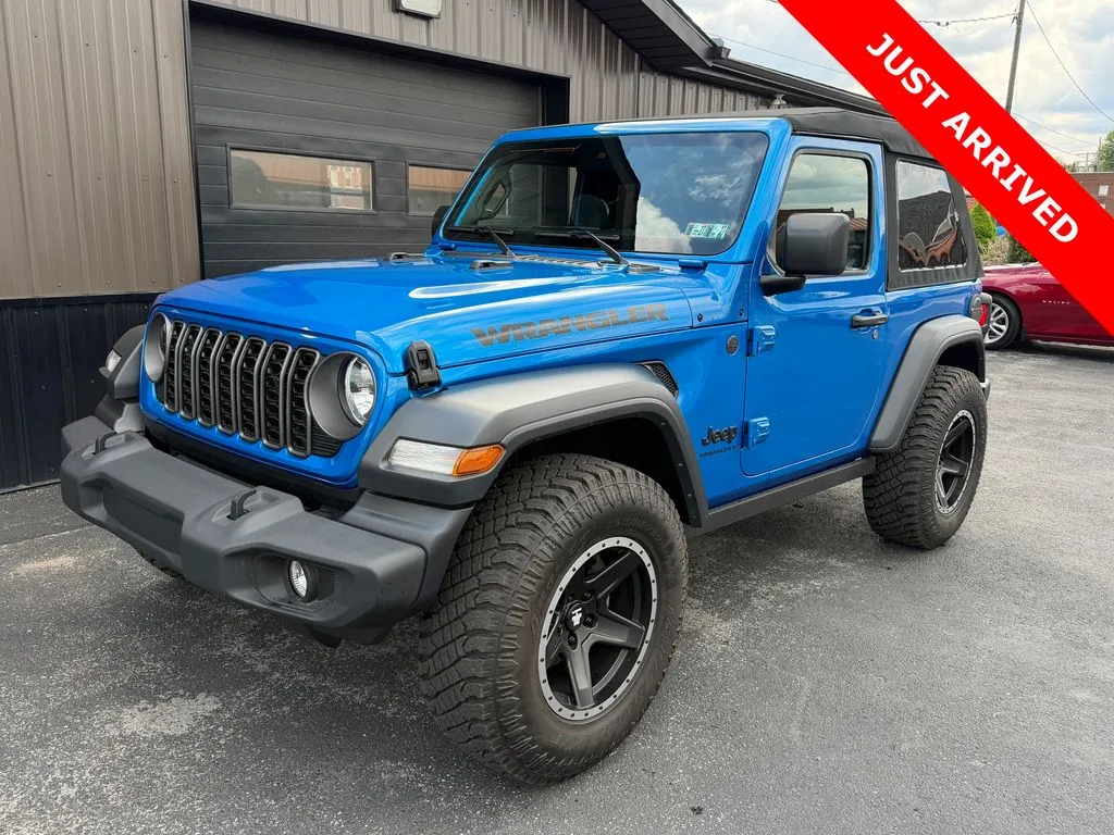 Blue 2024 Jeep Wrangler Sport S for sale in DuBois, PA
