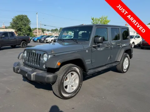 Gray 2017 Jeep Wrangler Unlimited Sport for sale in DuBois, PA