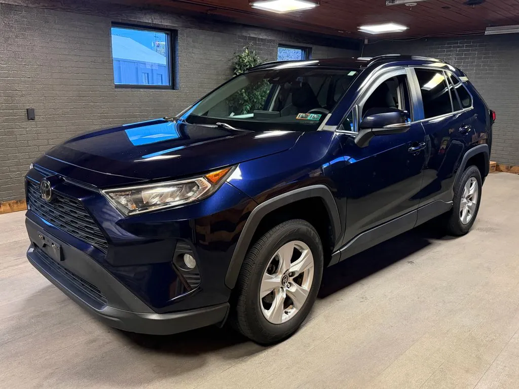 Blue 2021 Toyota RAV4 XLE for sale in DuBois, PA