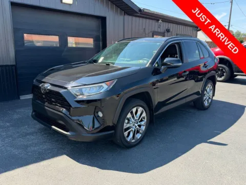 Black 2020 Toyota RAV4 XLE Premium for sale in DuBois, PA