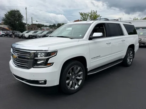 White 2015 Chevrolet Suburban LTZ for sale in DuBois, PA