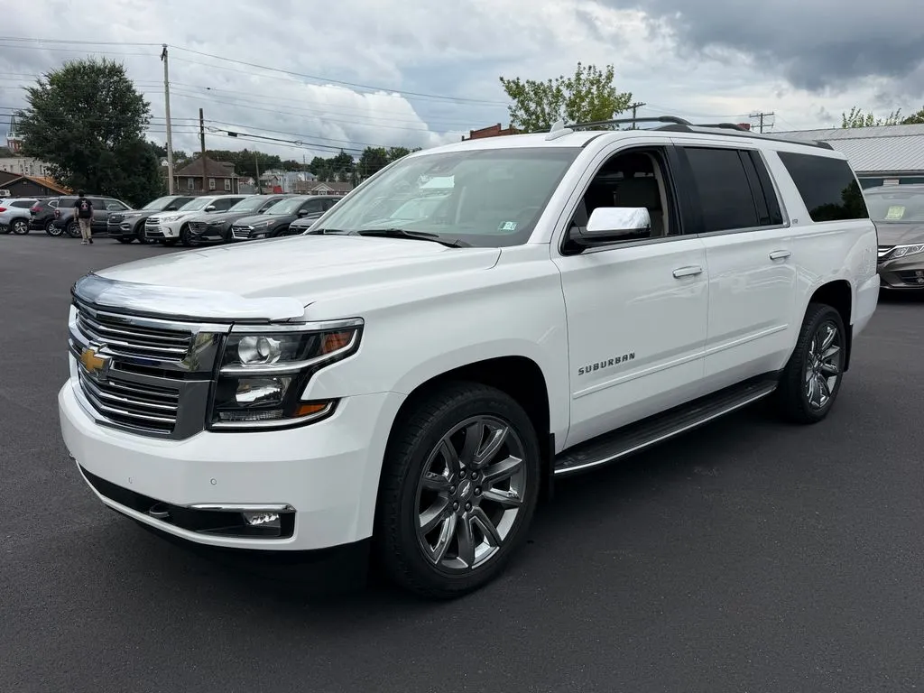 White 2015 Chevrolet Suburban LTZ for sale in DuBois, PA