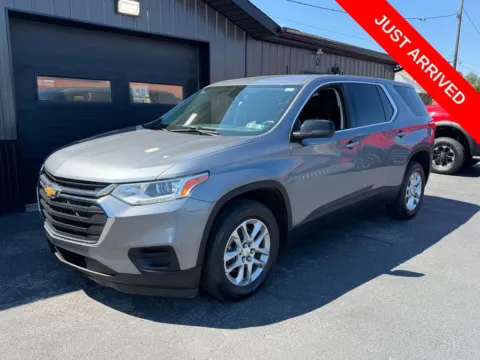 Gray 2021 Chevrolet Traverse LS for sale in DuBois, PA