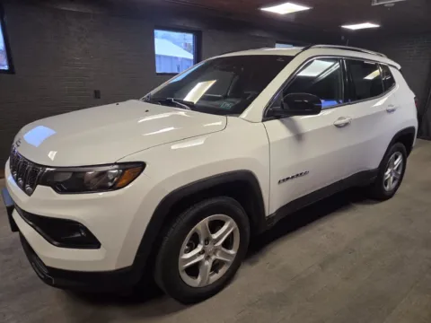 White 2023 Jeep Compass Latitude for sale in DuBois, PA