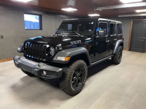 Black 2021 Jeep Wrangler Unlimited Willys for sale in DuBois, PA