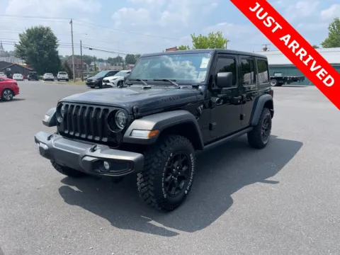 Black 2021 Jeep Wrangler Unlimited Willys for sale in DuBois, PA