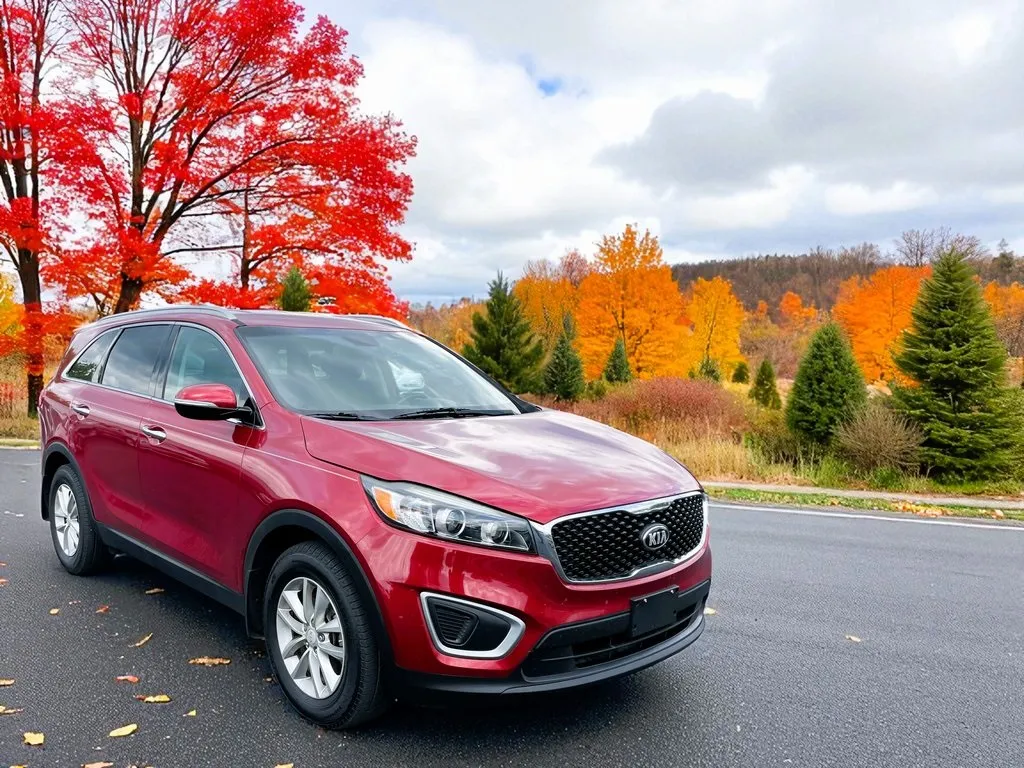 Red 2017 Kia Sorento LX for sale in DuBois, PA