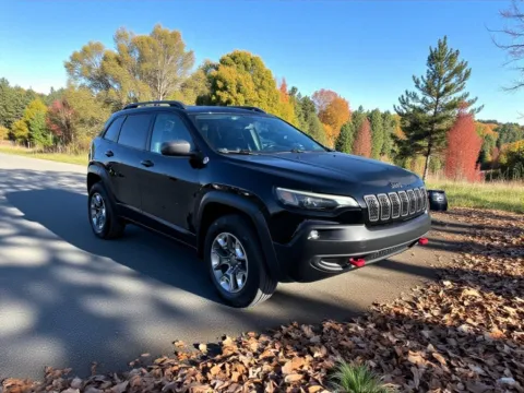 Black 2019 Jeep Cherokee Trailhawk for sale in DuBois, PA
