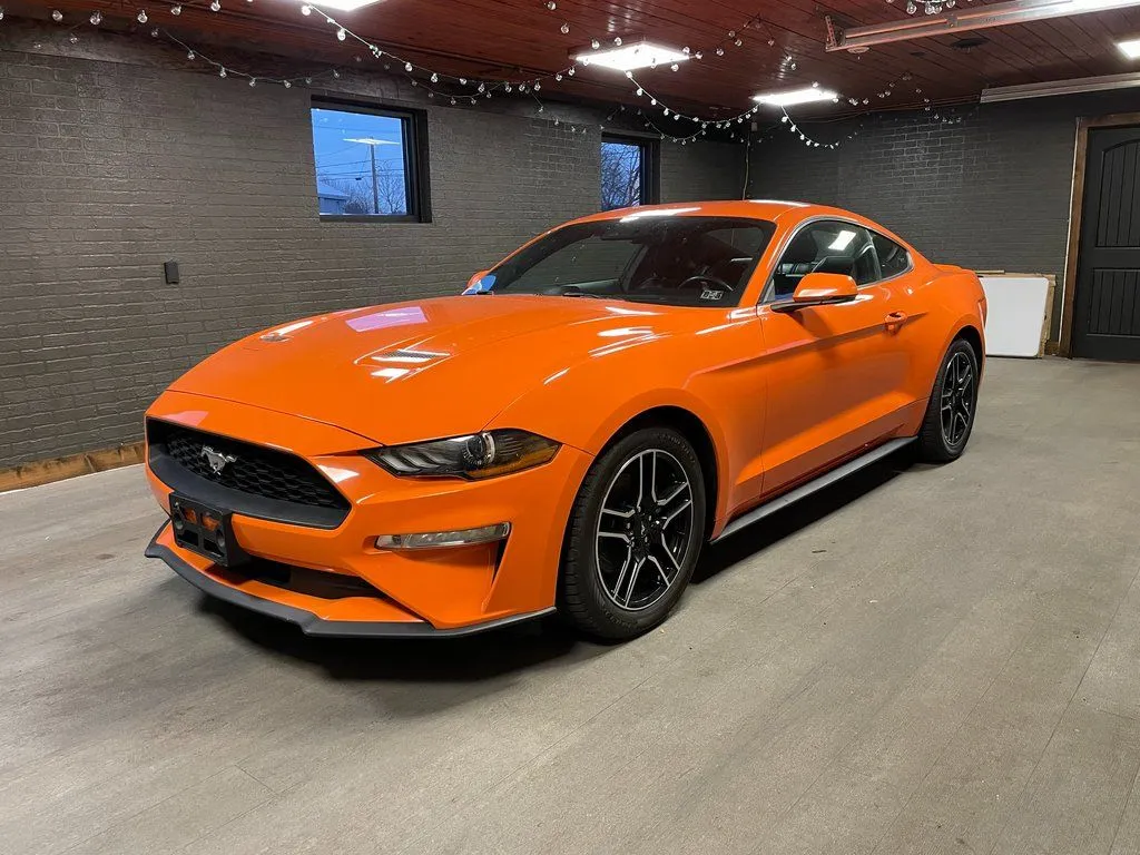 Orange 2020 Ford Mustang EcoBoost Premium for sale in DuBois, PA