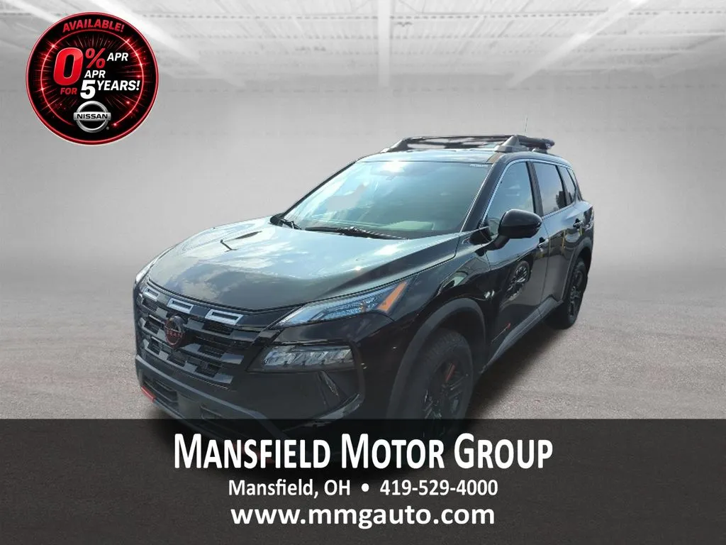 Black 2026 Nissan Rogue Rock Creek for sale in Mansfield, OH