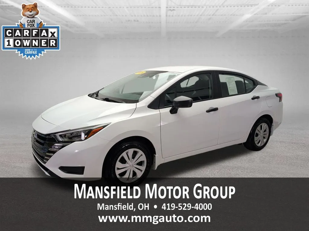 White 2025 Nissan Versa 1.6 S for sale in Mansfield, OH