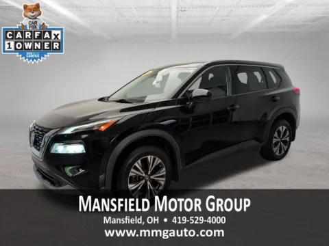 Black 2021 Nissan Rogue SV for sale in Mansfield, OH