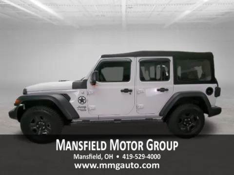 White 2019 Jeep Wrangler Unlimited Sport for sale in Mansfield, OH