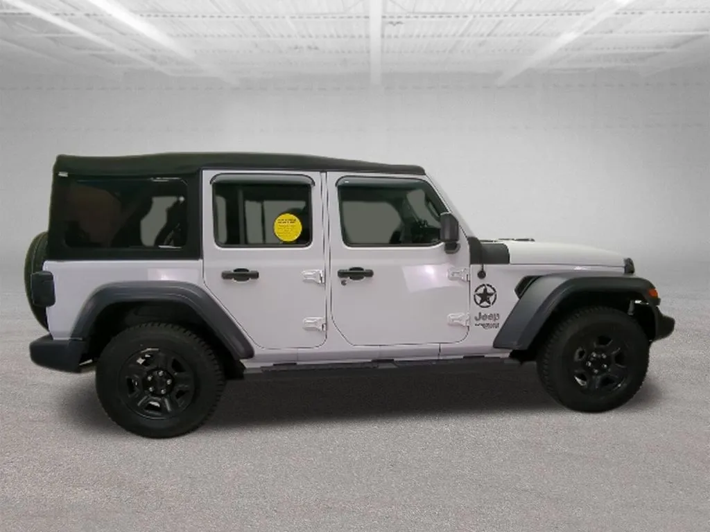 White 2019 Jeep Wrangler Unlimited Sport for sale in Mansfield, OH