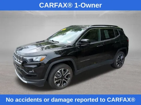 Black 2023 Jeep Compass Limited for sale in Mansfield, OH