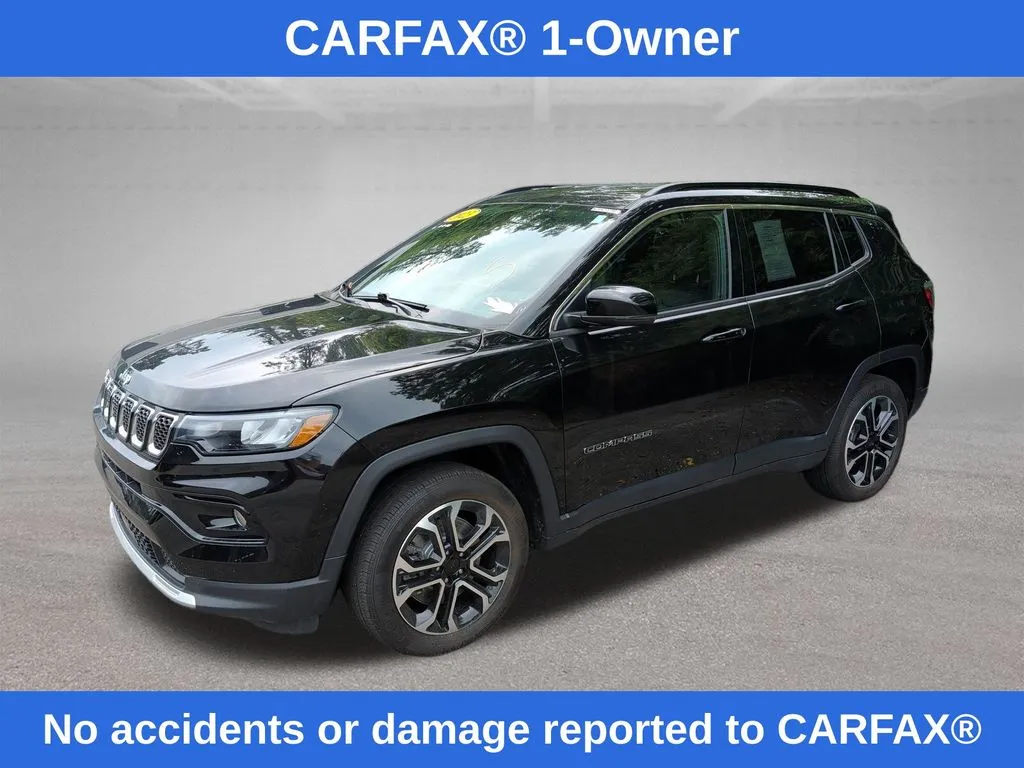 Black 2023 Jeep Compass Limited for sale in Mansfield, OH