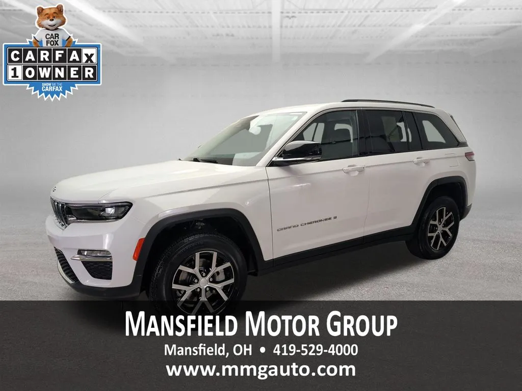 White 2023 Jeep Grand Cherokee Limited for sale in Mansfield, OH