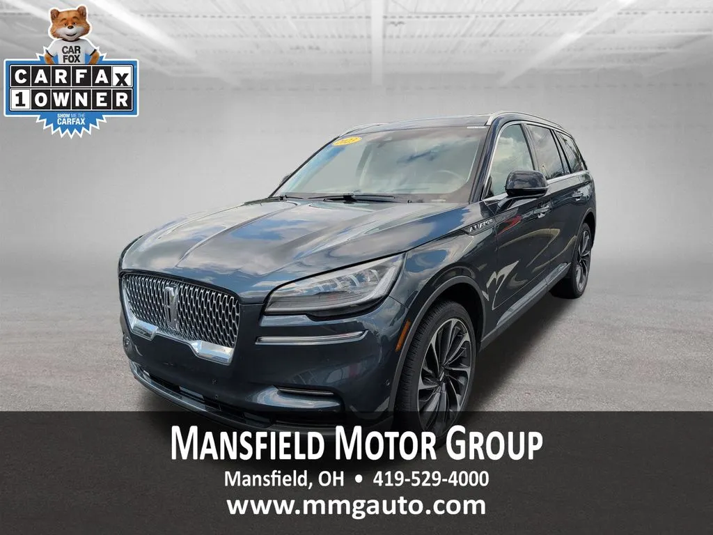 Blue 2023 Lincoln Aviator Reserve for sale in Mansfield, OH