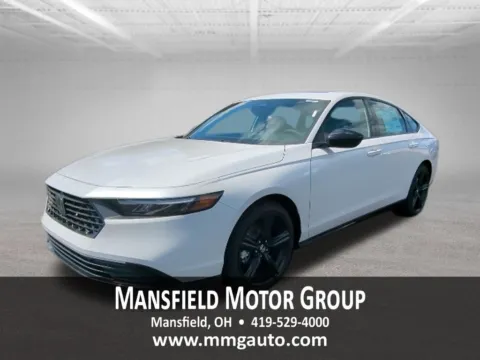 White 2026 Honda Accord Hybrid Sport-L for sale in Mansfield, OH
