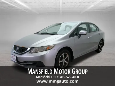 Silver 2015 Honda Civic SE for sale in Mansfield, OH