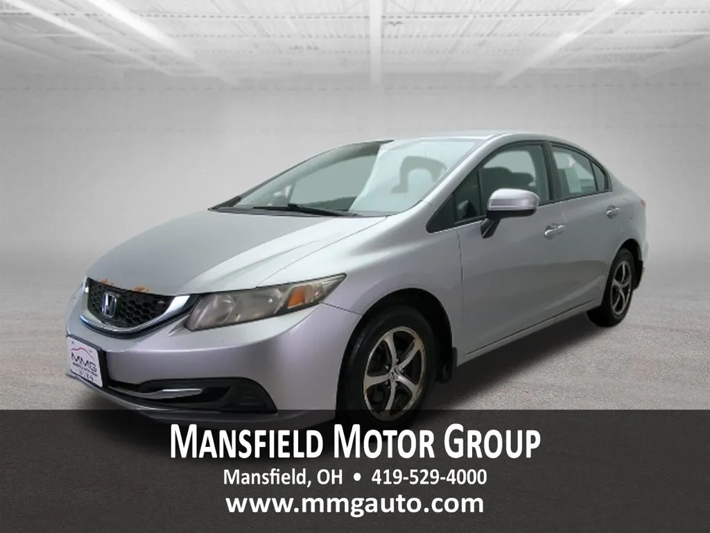 Silver 2015 Honda Civic SE for sale in Mansfield, OH