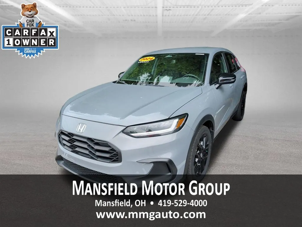 Gray 2024 Honda HR-V Sport for sale in Mansfield, OH