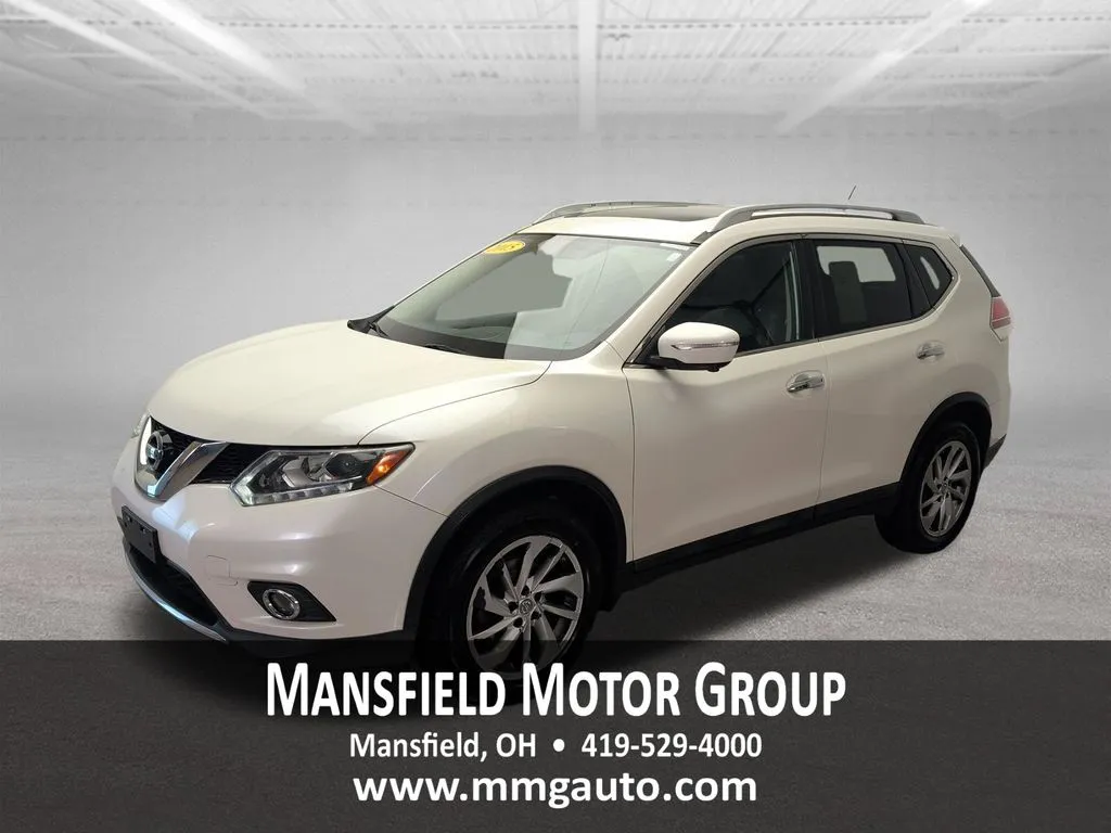 White 2015 Nissan Rogue SL for sale in Mansfield, OH