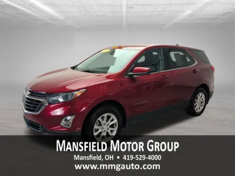 Red 2018 Chevrolet Equinox LT for sale in Mansfield, OH