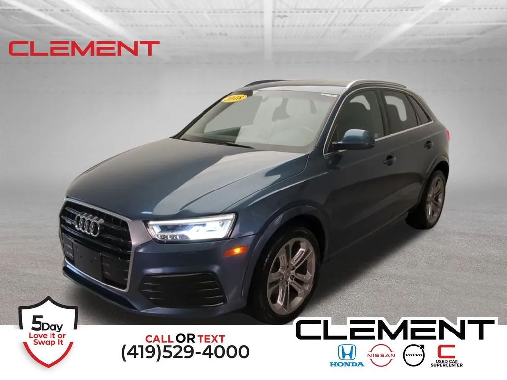 Blue 2018 Audi Q3 2.0T Premium Plus for sale in Mansfield, OH