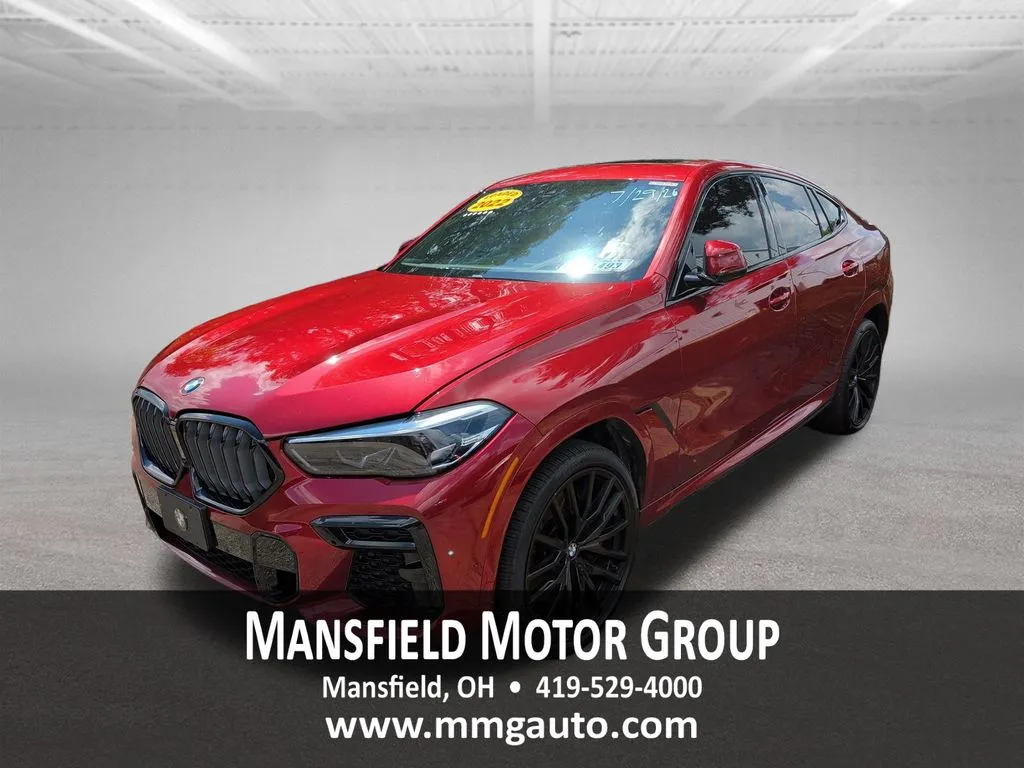 Red 2022 BMW X6 M50i for sale in Mansfield, OH