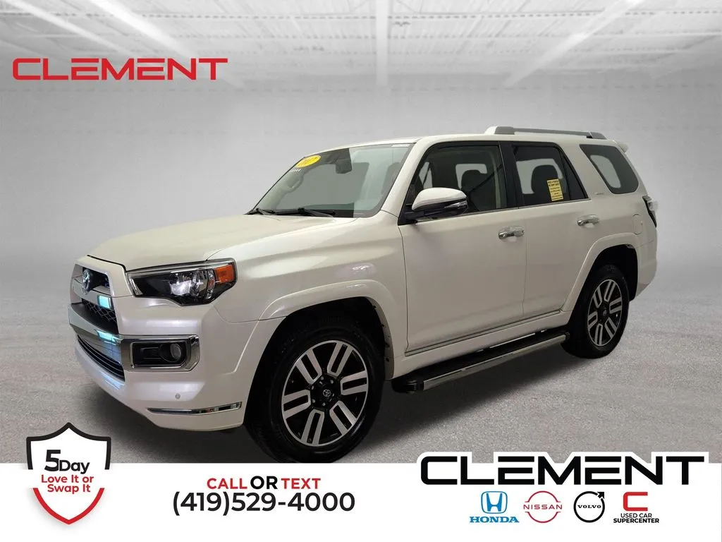 White 2017 Toyota 4Runner Limited for sale in Mansfield, OH