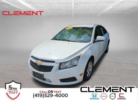 White 2014 Chevrolet Cruze 1LT for sale in Mansfield, OH