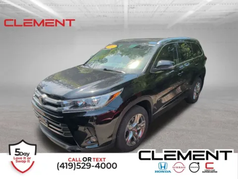 Black 2017 Toyota Highlander Limited Platinum for sale in Mansfield, OH