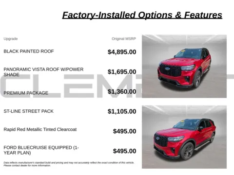 More photos of 2025 Ford Explorer ST-Line at Clement Volvo Cars Mansfield, OH