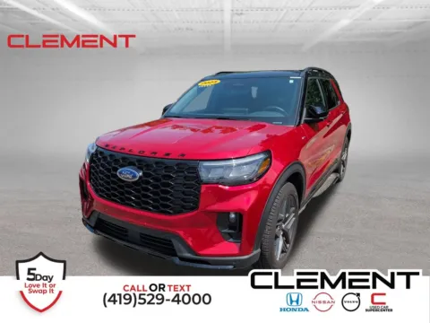 Red 2025 Ford Explorer ST-Line for sale in Mansfield, OH