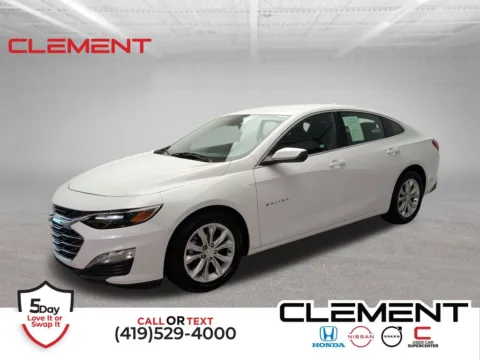 White 2024 Chevrolet Malibu LT for sale in Mansfield, OH