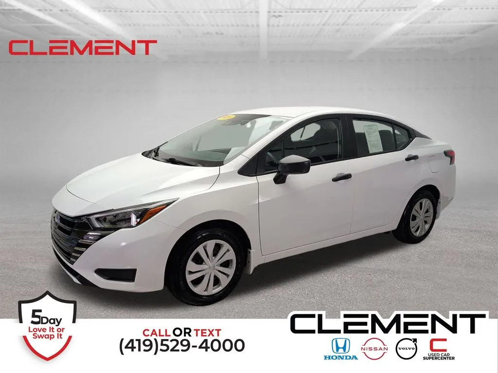 White 2025 Nissan Versa 1.6 S for sale in Mansfield, OH