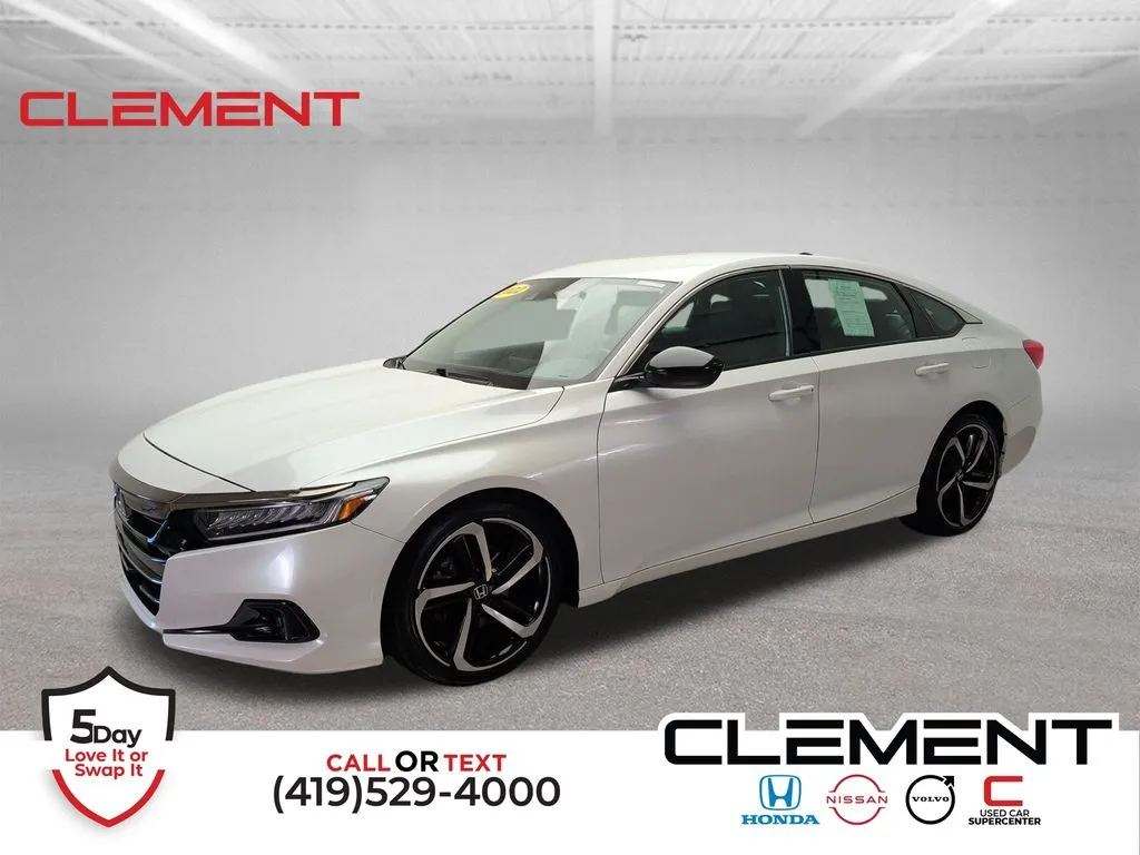 White 2022 Honda Accord Sport for sale in Mansfield, OH