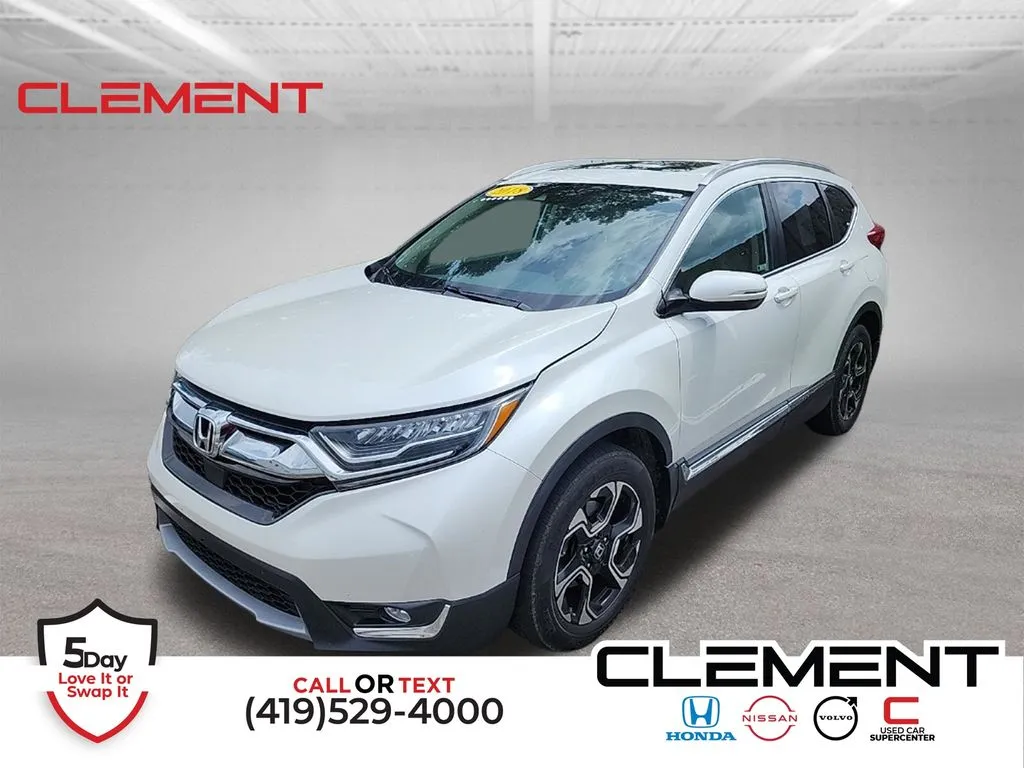 White 2018 Honda CR-V Touring for sale in Mansfield, OH